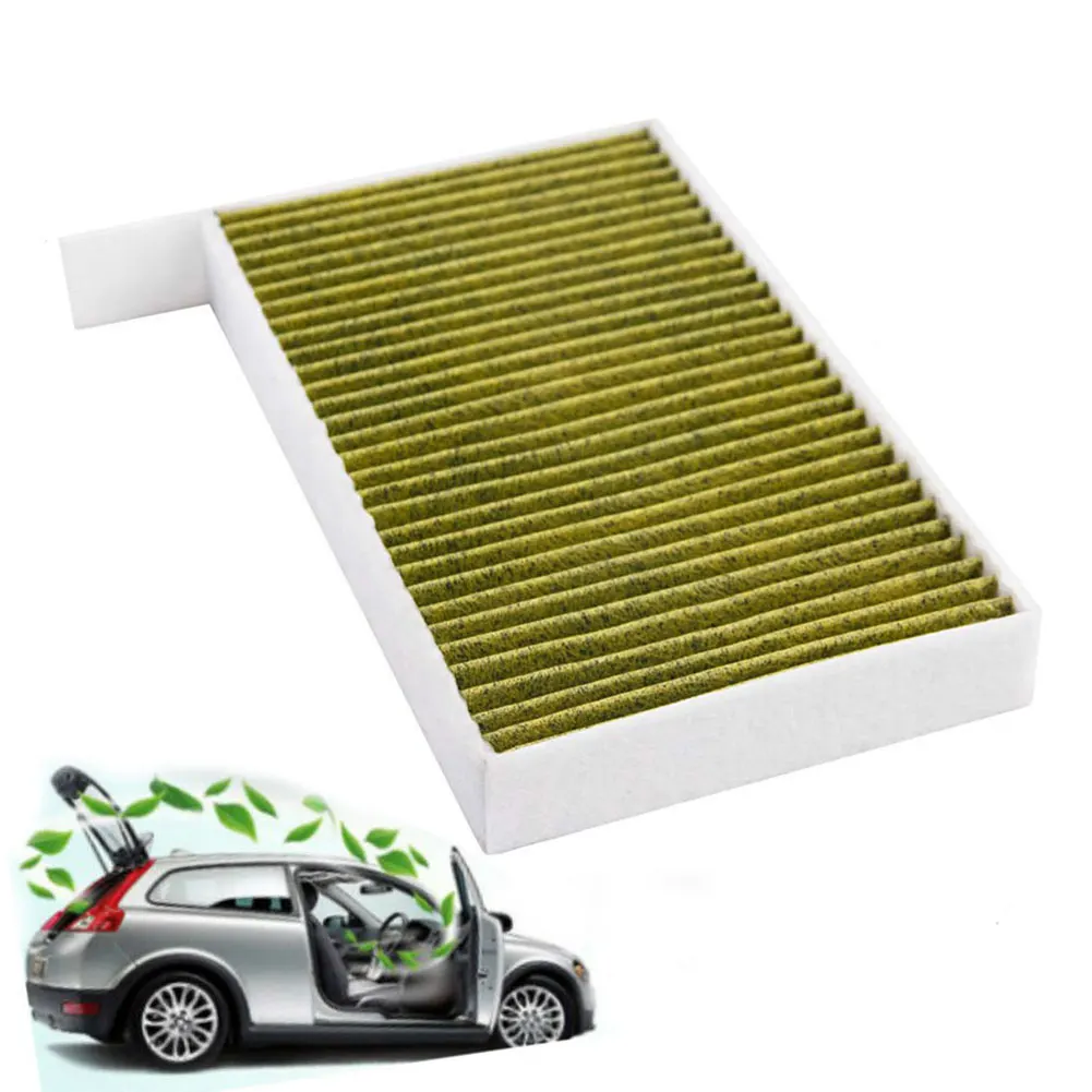 

Grid Type Cabin Air Filter Easy Install Activated Carbon Auto Use PM 2.5 Replacement Practical Accessories For Tesla Model 3