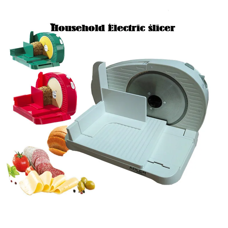 

110V/220VElectric Meat Slicers Frozen Beef Mutton Roll Stainless Steel Mincer Vegetable Cutting Machine Adjust Thickness Kitchen