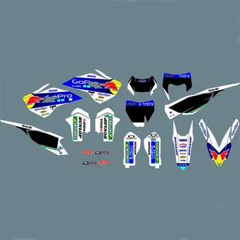 

Free shipping Motorcycle Personalised Graphics & Background Stickers DECALS For Husqvarna TC FC TX FX FS TE FE 2020 2019 125-501