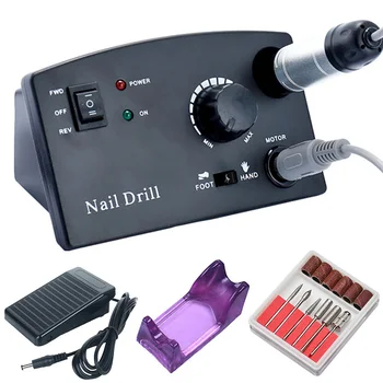 

PRO 35000 RPM Nail Drill Machine Electric Manicure Drill Machine Pedal Pedicure Nail Gel File Strong Nail Drill Equipment Tools