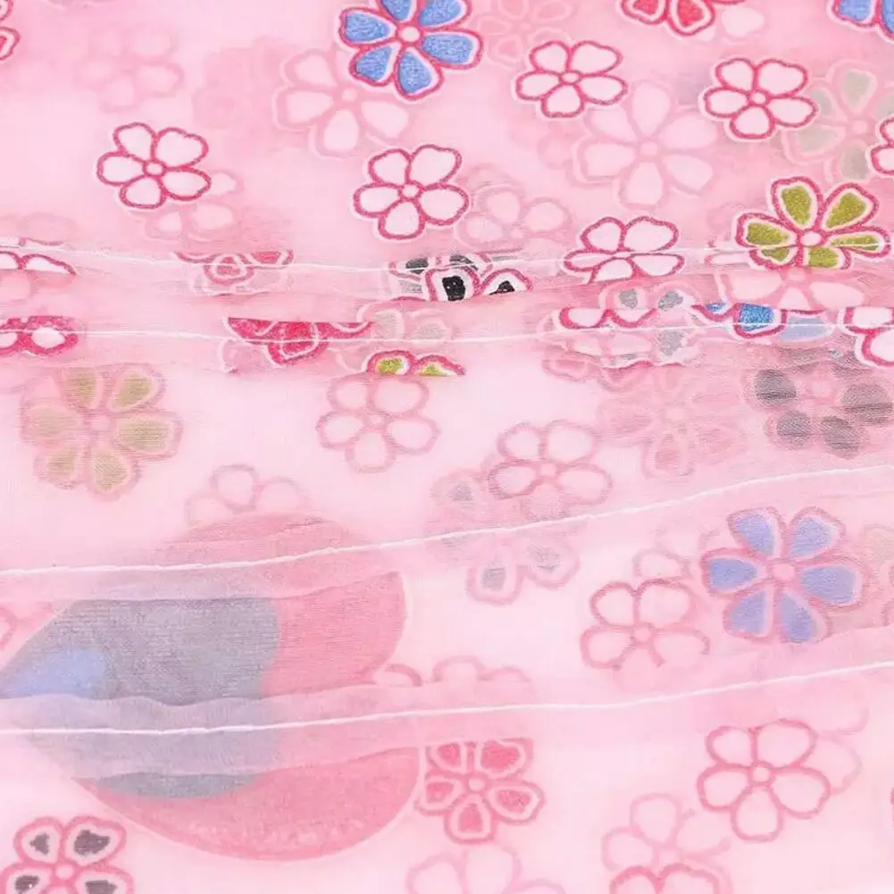None 1PC Flying Balloon Tulle Curtain Window Screening Gauze Drape Balcony Voile for Home Hotel Decoration Unwashable