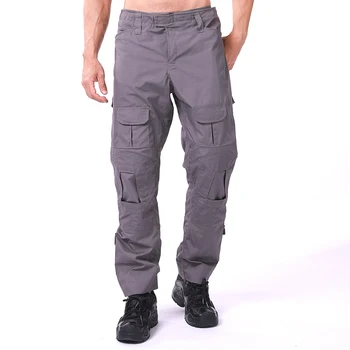 

Men's Tactical Pants Waterproof Multiple Pocket Elasticity Military Commuter Tacitcal Pants With Knee Pads Men Thick Cargo Pants