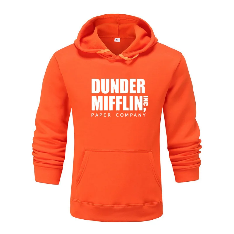 Dander Mifflin, худи, офисная толстовка, мужская, woemn, флисовая, с капюшоном, paper inc., унисекс, moletom feminino, Мужская толстовка, sudadera hombre - Цвет: Photo Color