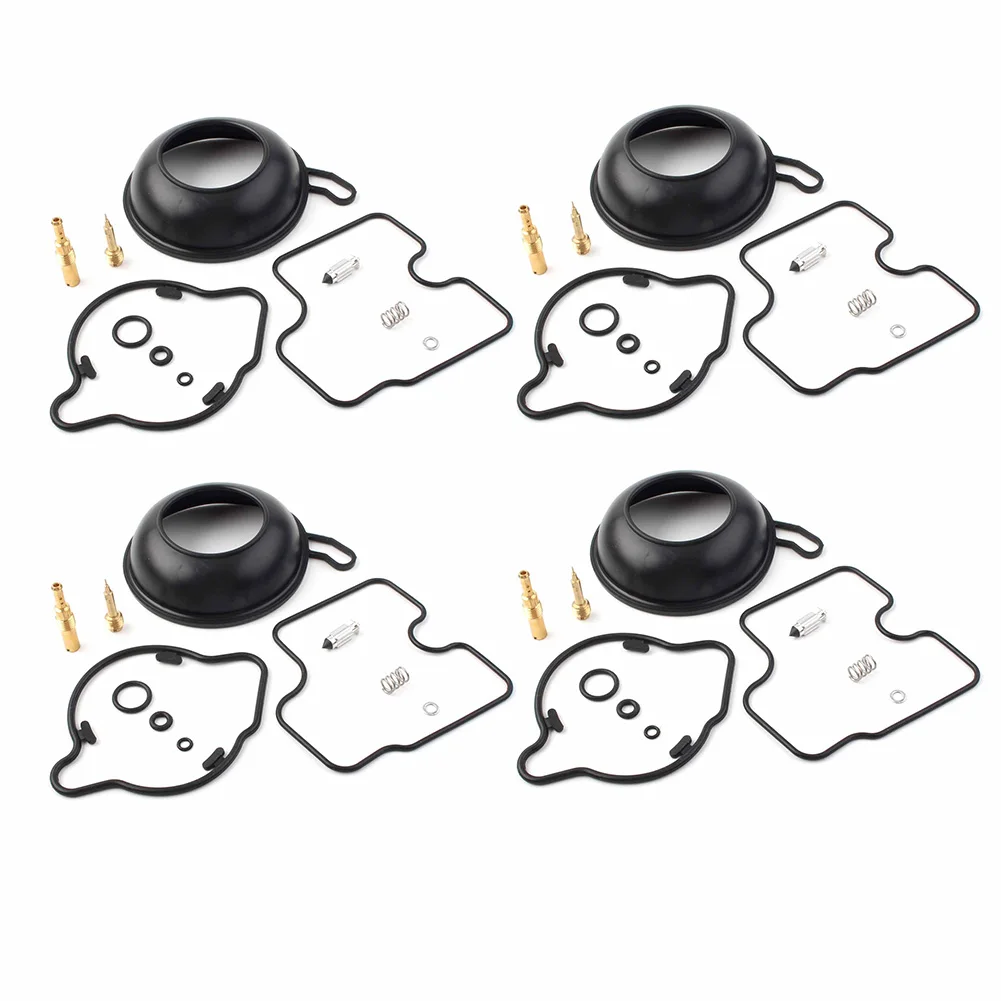 4X Kit Di Ricostruzione Carburatore Moto Gomma Membrana Per Honda Vfr750F 1994 1995 1996 1997 / Vfr 750 F 94 95 96 97