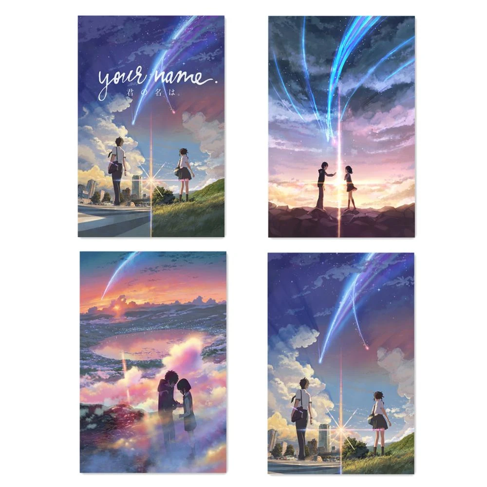 Anime Movie Canvas Painting Your Name Kimi No Na Wa Posters Prints Cartoon  Wall Art Picture For Living Room Home Decor Cuadros - Painting &  Calligraphy - AliExpress