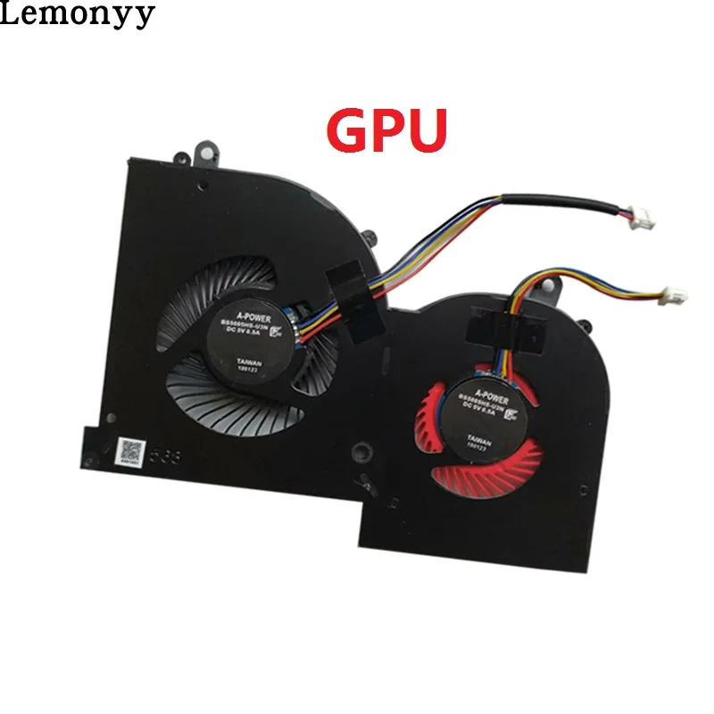 Вентилятор охлаждения для MSI GS65 MS-16Q2 16Q2-cpu-CW 16Q2-GPU-CW cpu GPU BS5005HS-U3N - Цвет: GPU