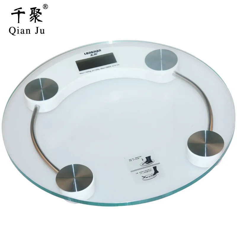 

Promotional Gift Customizable Logo Household Health Electronic Scale Weight Scale Patient Weighing Scales 33 Cm Tempered bo li c