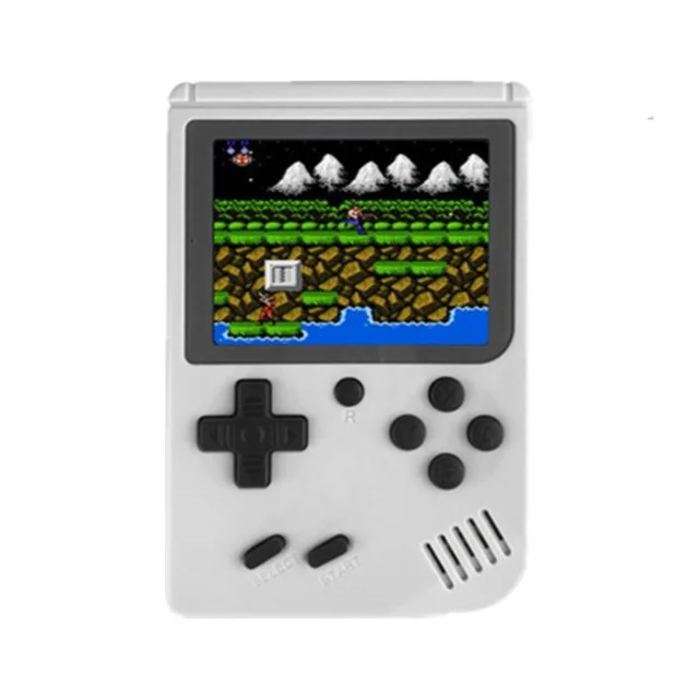 Ретро портативная мини портативная игровая консоль 8-Bit 3,0 дюймов цветной ЖК-дисплей детский игровой плеер встроенный 168 классические игры для мальчиков видеоигры - Цвет: Белый