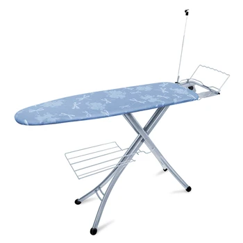 

Duwee Standing Foldable Ironing Board Plastic Mesh Ironing Board with Clothes Rack Cover Heat Resistant Pad for Cleaning Clothes