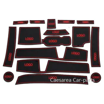 

Car Gate Slot Pad Water Coaster Interior Non-slip Mats For Chevrolet Sail 3