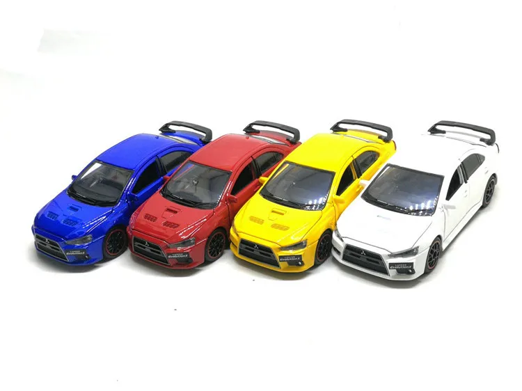 Новинка 1/32 JACKIEKIM Mitsubishi Lancer EVO X 10 BBS RHD литая модель автомобиля игрушки для детей Подарки для мальчиков девочек