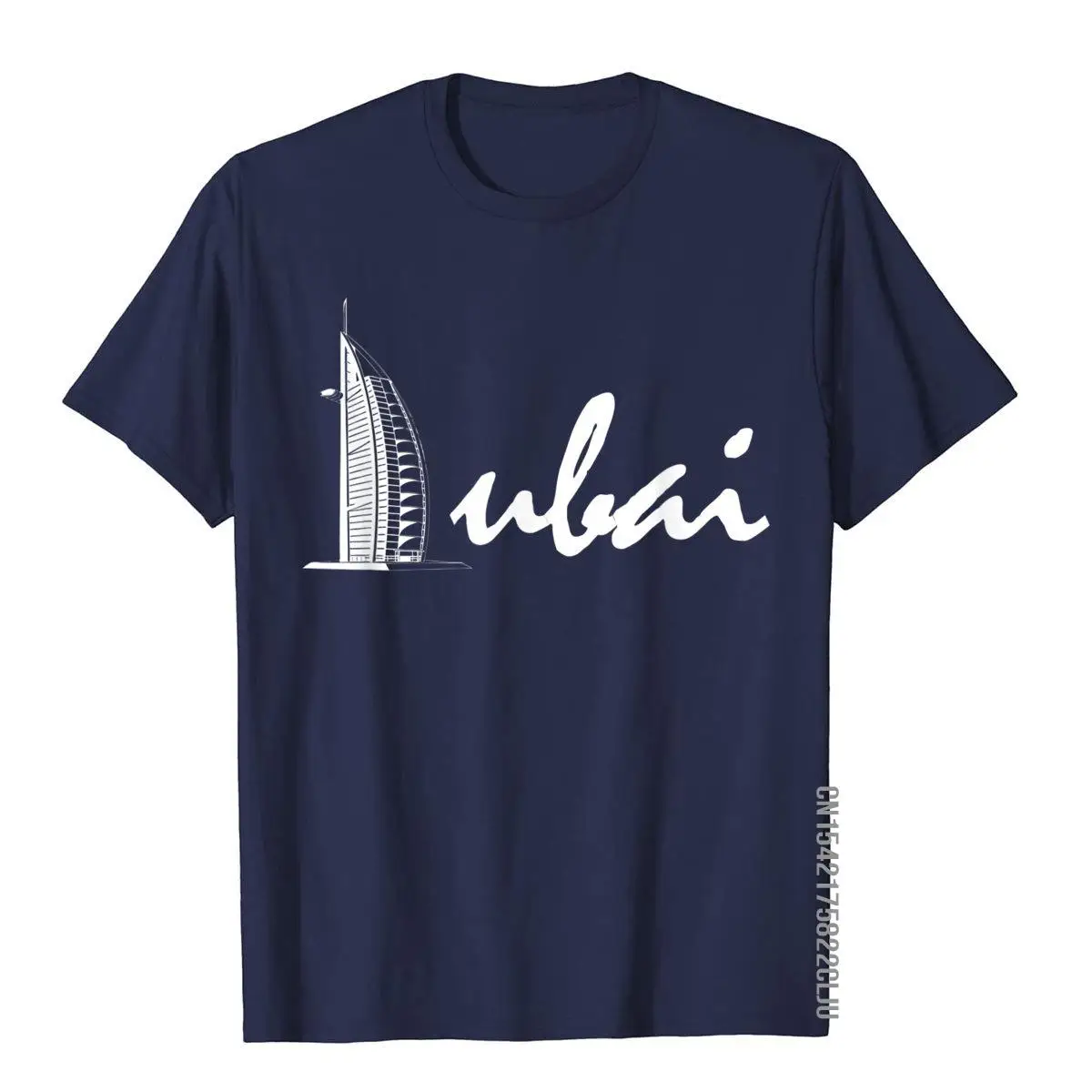 Dubai - Burj Al Arab T-Shirt__97A165navy