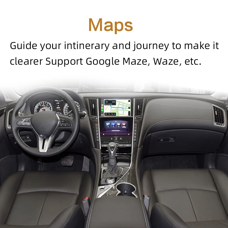 Sinairyu беспроводной Apple Carplay для infiniti 8 дюймов экран- Q50 Q60 Q50L QX50 Android авто зеркало Wifi автомобиль играть Airplay