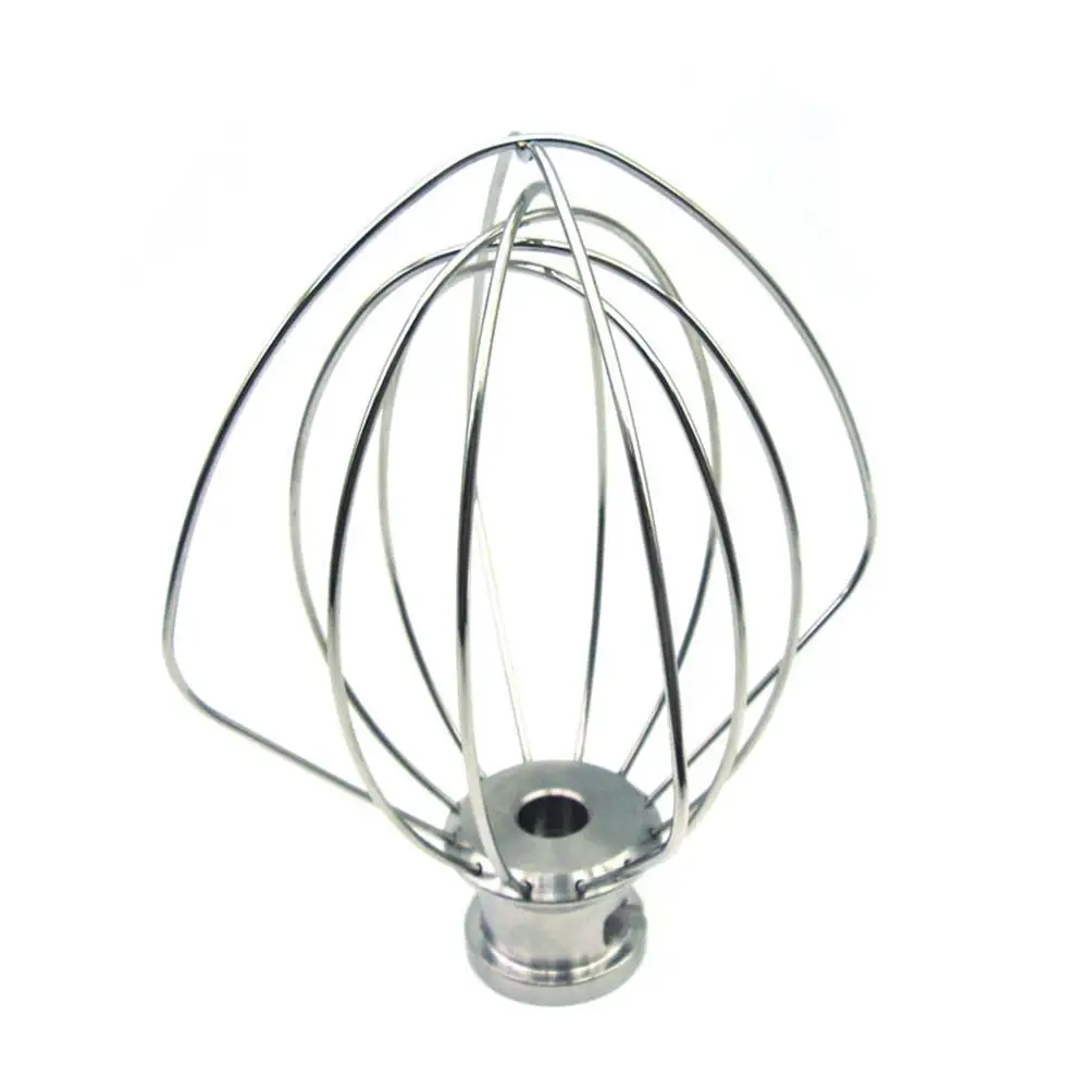 

1PCS 304 Stainless Steel Wire Whip Mixer Attachment For KitchenAid K45WW 9704329 Flour Cake Balloon Whisk Egg Cream Stirrer
