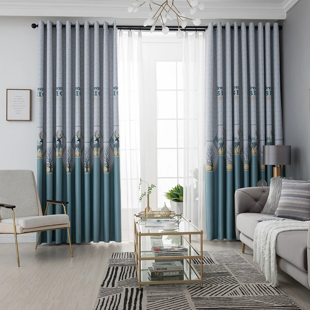 

Blackout Curtains For Living Room Bedroom Customized Ready Made Drapes Home Decor Window Treatment Drapes
