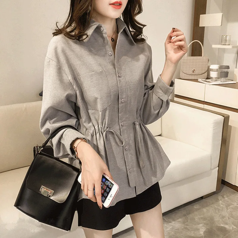 ^*Best Offers 2019 Herfst Koreaanse Stijl Literatuur En Kunst Veelzijdige Effen Kleur Lange Mouwen Fat Mm Casual Taille Knuffelen afslanken Tops W ^*Best Offers 2019 Herfst Koreaanse Stijl Literatuur En Kunst Veelzijdige Effen Kleur Lange Mouwen Fat Mm Casual Taille Knuffelen afslanken Tops W
