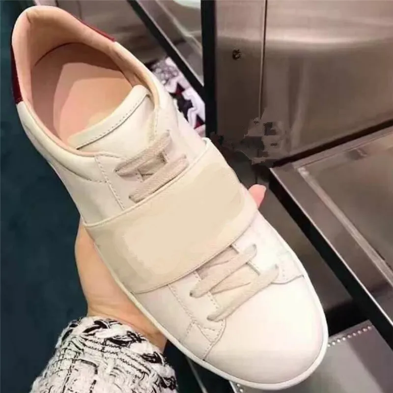Shoes Woman White Zapatos De Mujer Strap Women Shoes Flat Shoes Leather обувь женская Sport Running Chaussures Femme Lace Up