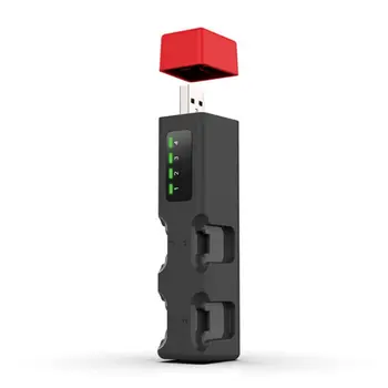 

Portable Mini USB Hub Wireless Charger Four Charging Base Station Holder for NS Switch JoyCon Game Handle