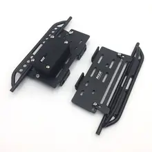 Металлические Боковые ступенчатые подножки KYX Racing, подножка с приемником для радиоуправляемого гусеничного автомобиля Axial SCX10 II 90046 313 мм, ку...