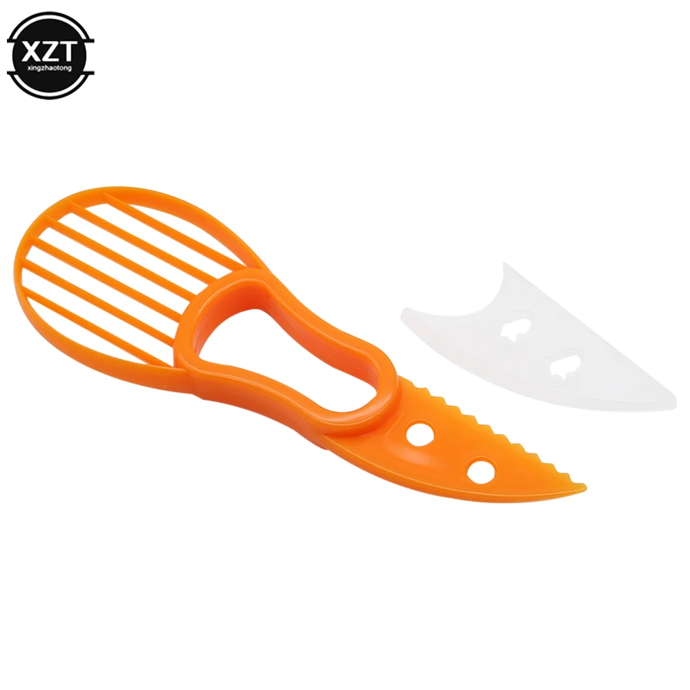 3 In 1 Avocado Cutter Coltello Di Plastica Pelapatate Pitaya Kiwi Berry Frutta Avocado Affettatrice Polpa Carne Separatore Gadget Da Cucina Strumenti 
