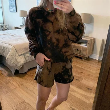 

2020 spring and summer new home service casual long section long sleeve summer loose long sleeve home sleeve