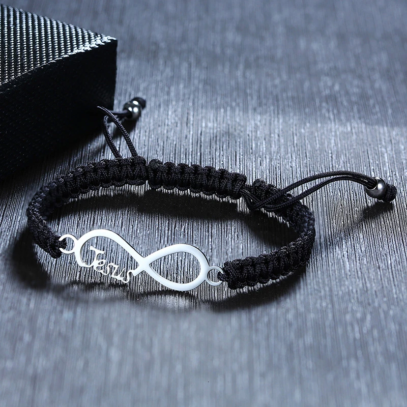 Infinity Love Braided Bracelet Adjustable Handcrafted String Forever Lovers Friendship Couple Rope Wristbands