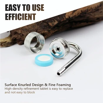 

New 1pc Aquarium CO2 Atomizer System Diffuser Fish Tank Aquatic Plant Carbon Dioxide Atomizer Refreash Tank Fish Supplies
