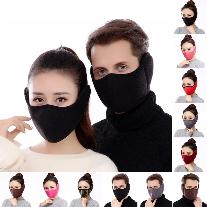 Autumn Winter.Windproof Face Mask Dustproof Men women Breathable Protection