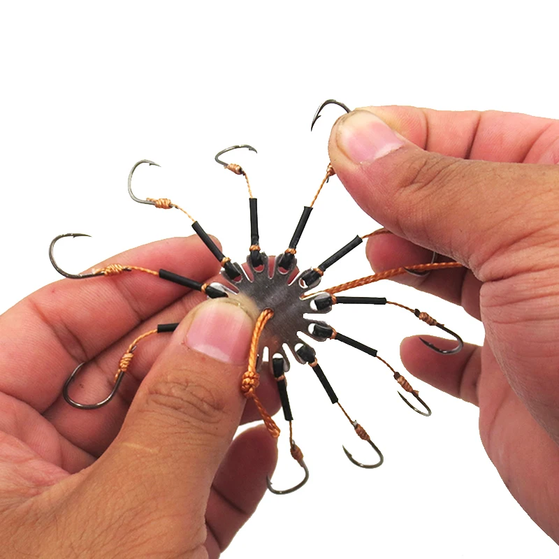 2Pcs/lot Fishhooks for Fishing Flap Explosion String Hook Prevent Winding Lines Pesca with Hose 8-12 Carbon Steel Hooks WD-119 2Pcs/lot Fishhooks for Fishing Flap Explosion String Hook Prevent Winding Lines Pesca with Hose 8-12 Carbon Steel Hooks WD-119