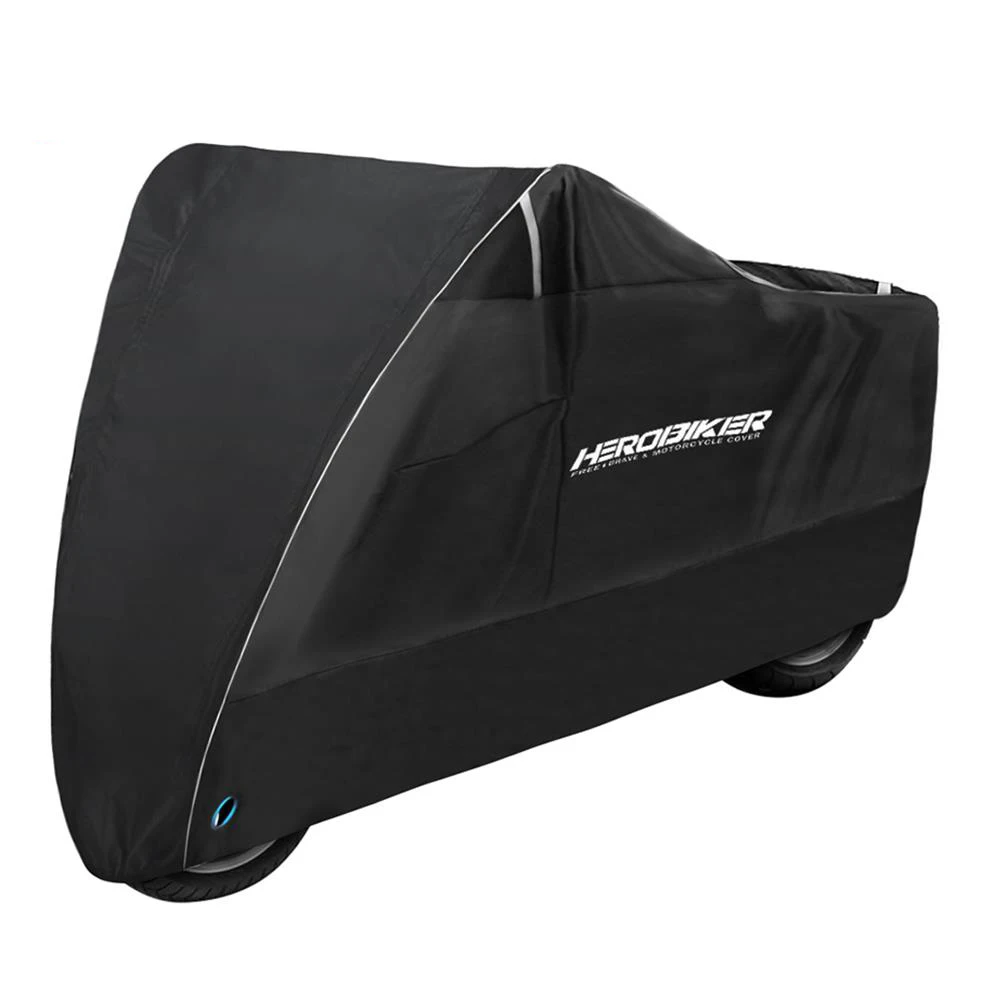 HEROBIKER Водонепроницаемая Байкерская крышка мотоциклетная крышка защита от ультрафиолетовых лучей пылезащитный мотоциклетный дождевик M-4XL чехол для скутера