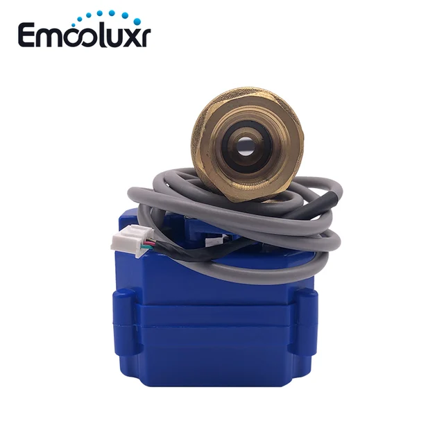 Water Flood Control Leakage Alarm System with DN20, DN25, DN15 Auto Shut Close Brass Valve and Water Detector Cable 5