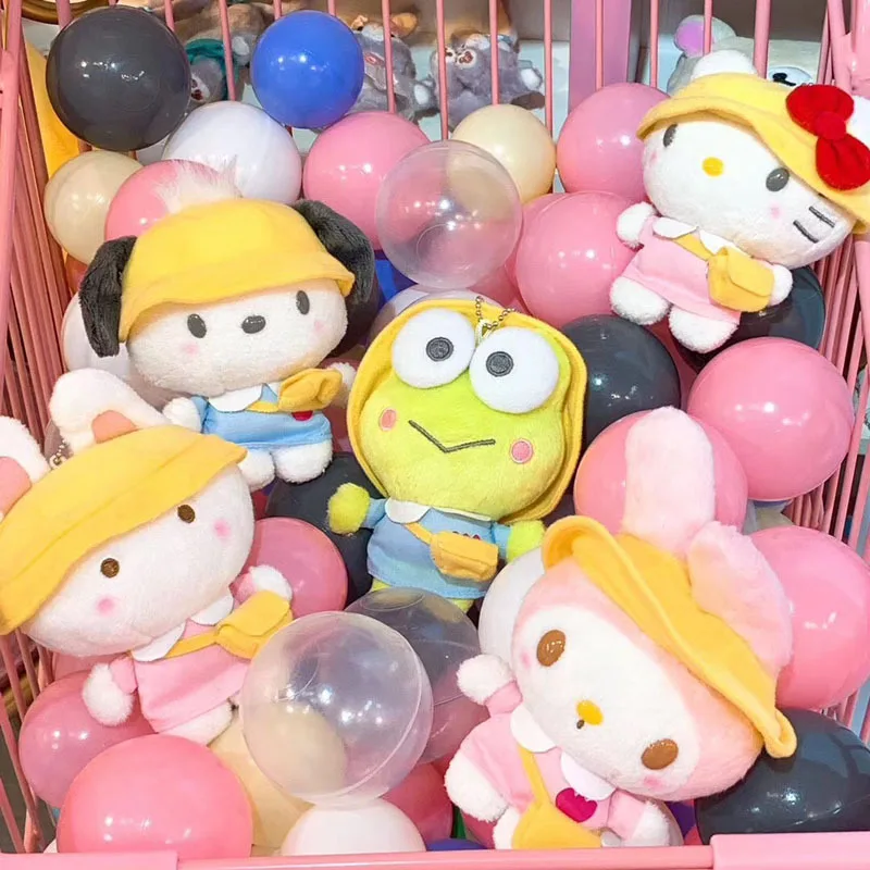 Sanrio melody Keroppi, студенческие мягкие животные, плюшевые игрушки-подвески для детей, рюкзак, брелок для ключей, кролик, собака