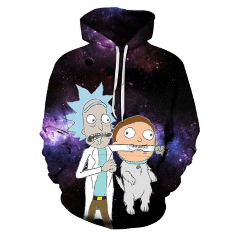 Новинка, Camiseta De Rick and marty, толстовки с 3D рисунком, унисекс, толстовка, мужская, брендовая, с капюшоном, на каждый день, спортивный костюм, пуловер, аниме, толстовка с капюшоном - Цвет: 16