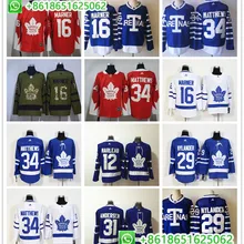 Мужские хоккейные трикотажные изделия Toronto Maple Auston Matthews Mitchell Marner