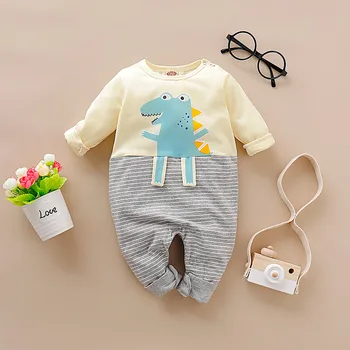 

baby girl clothes baby romper baby girl romper winter pudcoco halloween costume jumpsuit onesie kombin Cartoon Dinosaur 0-24m Z4