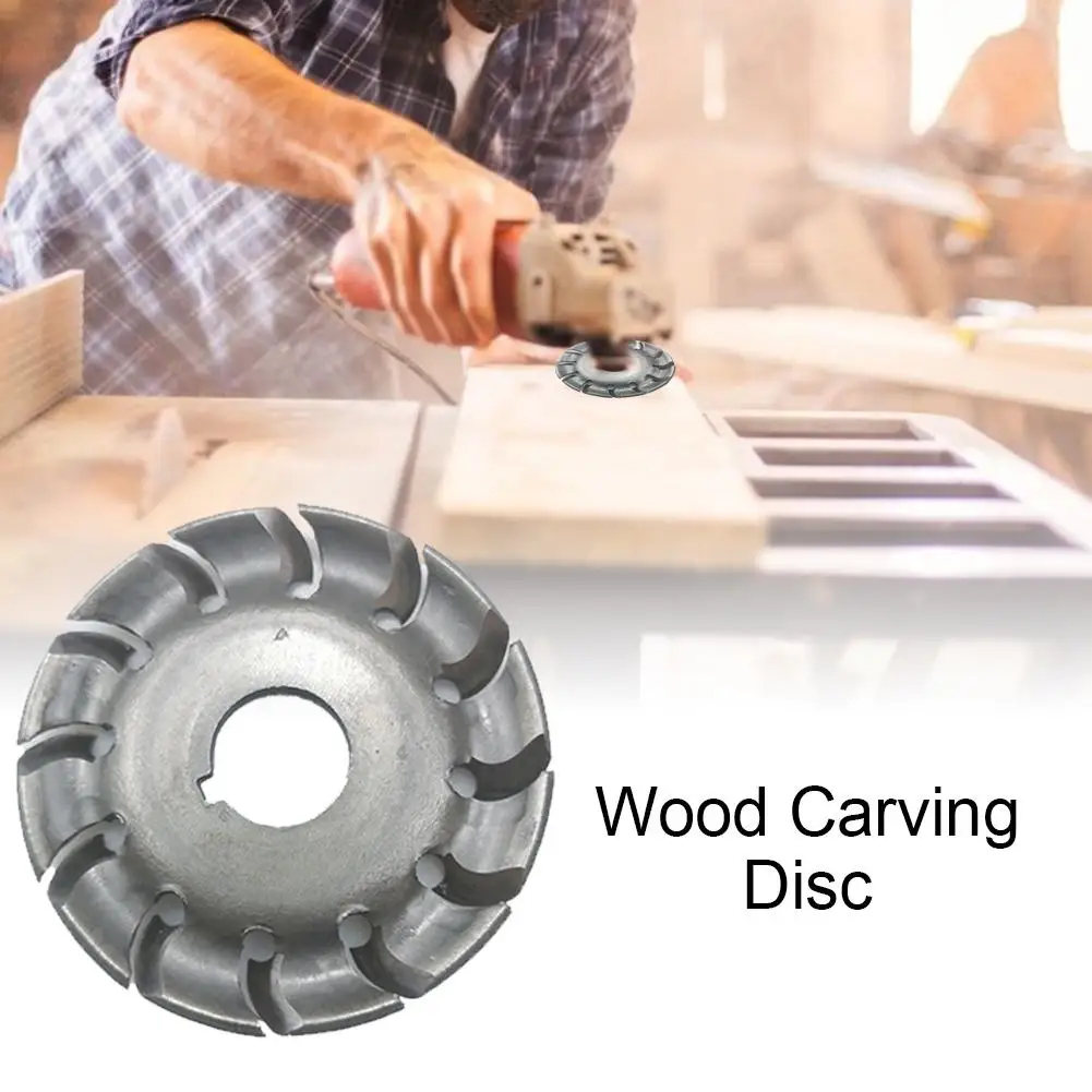 

12 Teeth 16mm Bore 65MM Wood Shaping Angle Protective Cover Wood Carving Mill Woodworking Tool Woodcarving Disc Angle Grinder