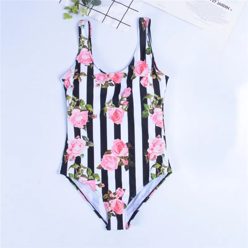 JCSWIM, сдельный Купальник для женщин, мультяшный принт,, сексуальный бикини, купальник, пляжная одежда, купальник, Женский Бразильский бикини-боди - Цвет: Cartoon-9
