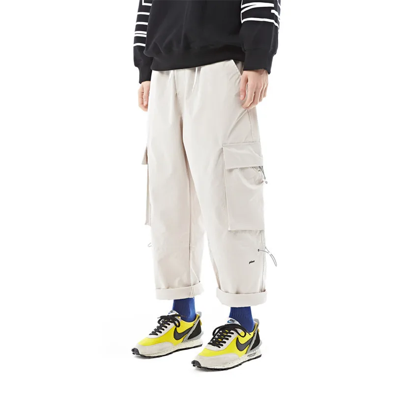 

Tang Mu Cool Spring New Style Japanese-style Color Multi-pockets Bib Overall Men's Popular Brand Retro Loose Versatile Ankle Ban
