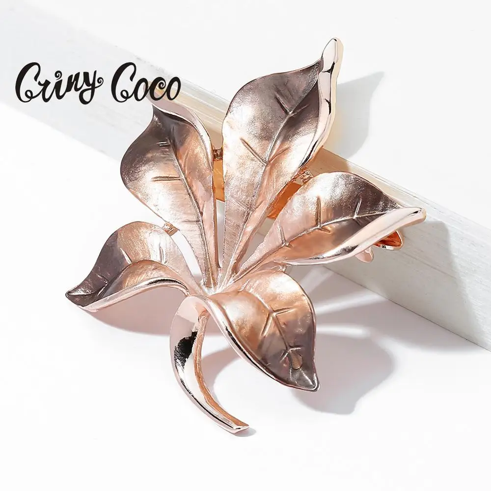 Cring Coco оригинальный дизайн броши в виде кленового листа женская бижутерия булавка для свадьбы банкета