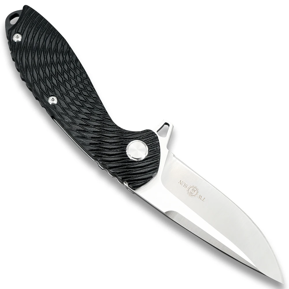 TwoSun ножи D2 лезвие складной нож карманный нож тактический нож охотничий нож Открытый походный инструмент EDC шариковые подшипники G10 TS11