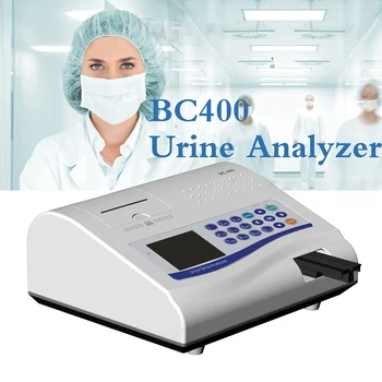 

BC400 Portable Digital Urine Analyzer LCD Clinical Biochemistry Analyzer Device+100PCS 11Parameters Test Strips With Printer