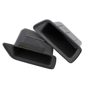 

Black Front Door Storage Box Side pocket Holder Interior Organizer New