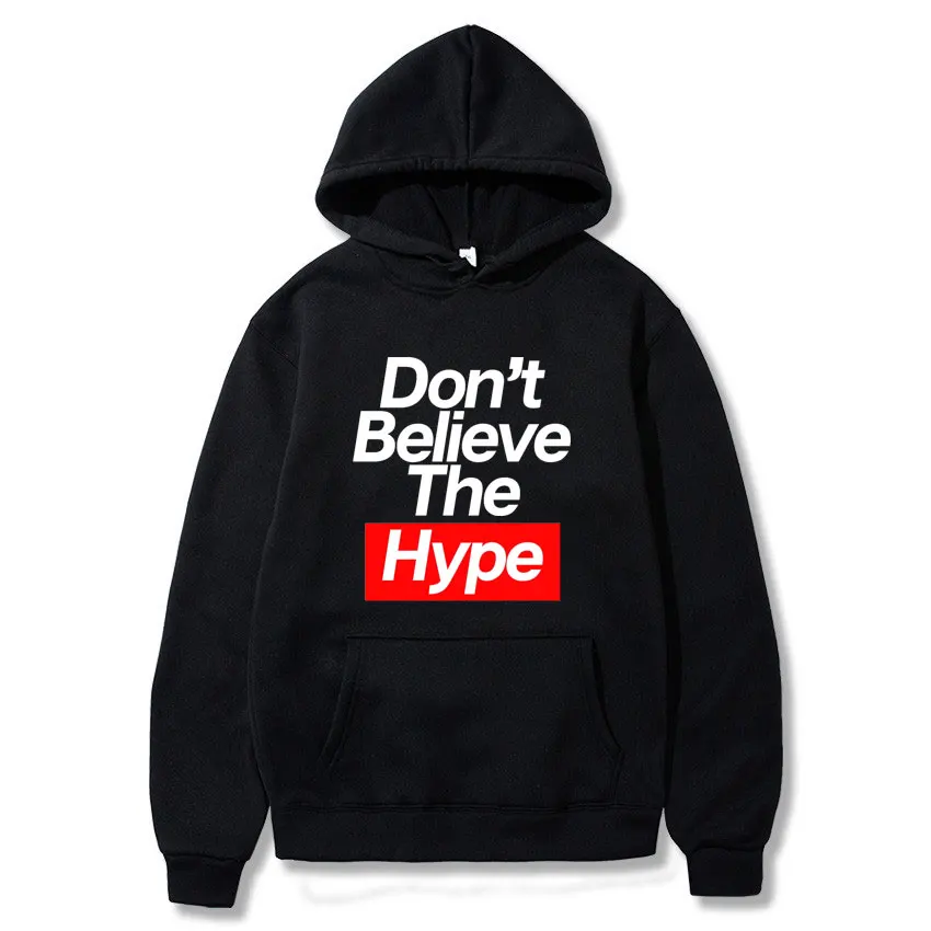 Wholesale men Hoodies don't believe hype homme hoodies drop shipping Sweatshirt Streetwear Unisex Hoodies Pullovers sportswear