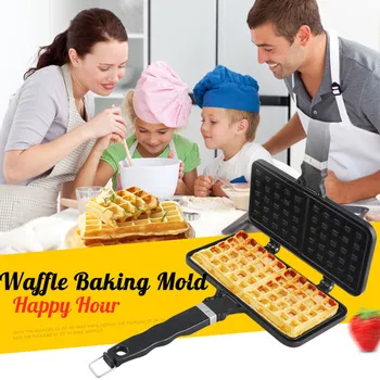 

Non-Stick Waffles Maker Mold Portable Iron Machine Household Kitchen Gas Pan Bubble Eggs Cake Oven Breakfast Machine cake maker