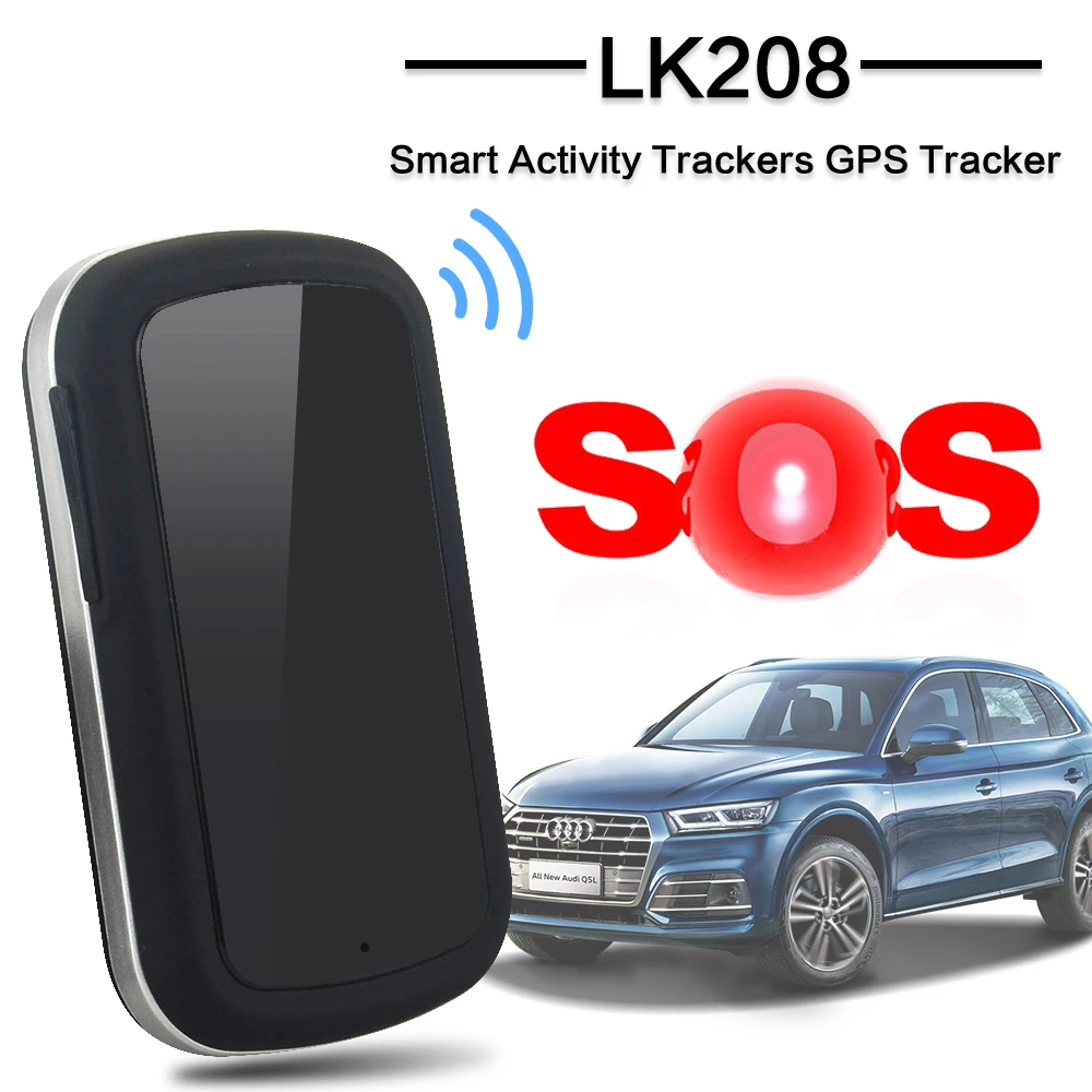 Lk208 GPS трекер для автомобиля мощный магнит мини персональный локатор в режиме