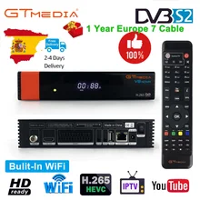DVB-S2 GTmedia V8 NOVA спутниковый ТВ приемник встроенный WiFi с 1 год Европа 7 кабель 1080P спутниковый рецептор V8 Nova