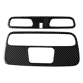 

New Carbon Fiber Reading Light Lamp Cover Trim Kit for Chevrolet Camaro 2017-2019
