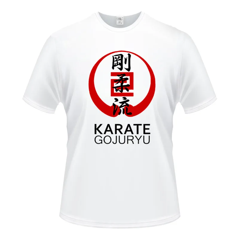 

Summer T-shirt men's Japan karate goju-ryu New fashion men's T-shirt cotton O-collar men's short-sleeved men's T-shirt