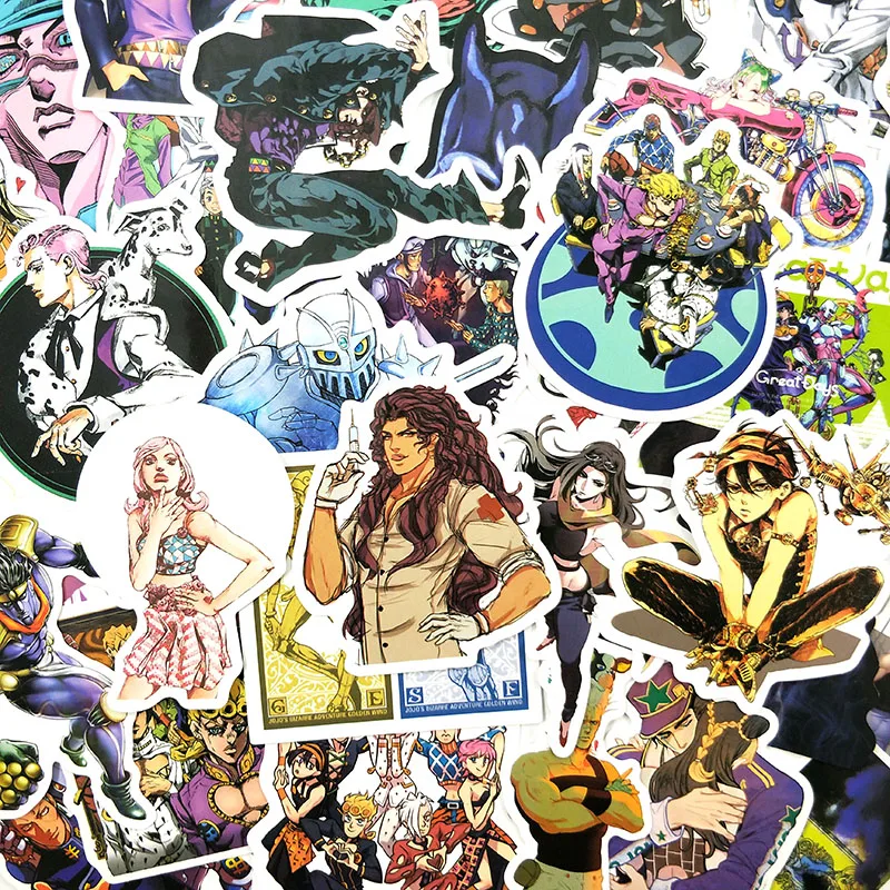 100 шт./упак. Jojos bizare наклейки на тему путешествий граффити наклейки для мотоцикла багажа ноутбука велосипед скейтборд Pegatinas