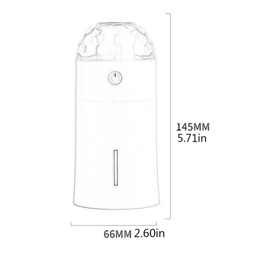 Увлажнитель воздуха, романтическая атмосфера, проекционная лампа, светодиодная атмосфера, красочная проекционная лампа, домашний мини Usb, маленький увлажнитель